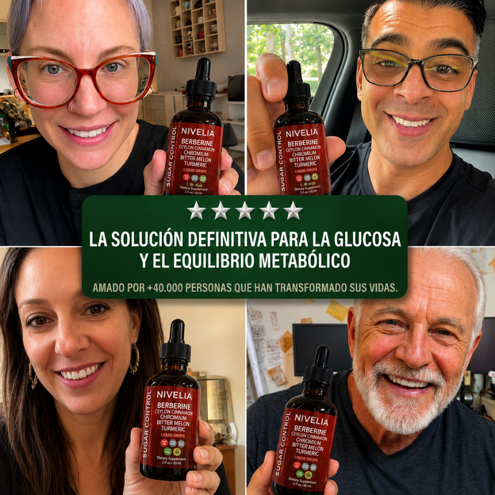 NIVELIA® BERBERINE - Baja y equilibra tu glucosa naturalmente
