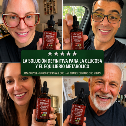 NIVELIA® BERBERINE - Baja y equilibra tu glucosa naturalmente