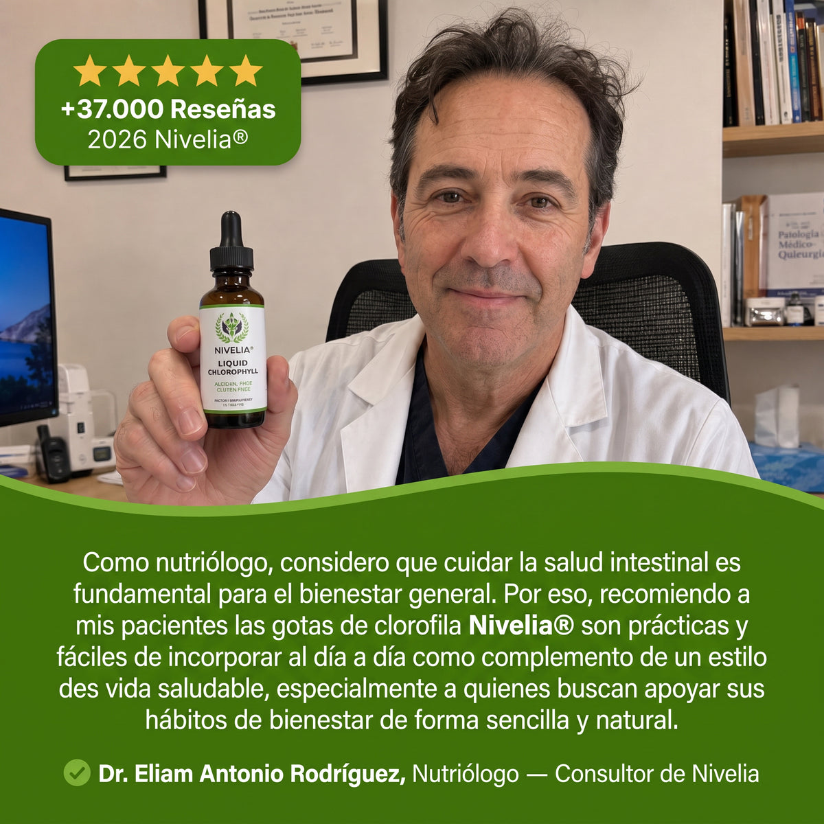 Gotas NIVELIA® | Clorofila Détox Intestinal