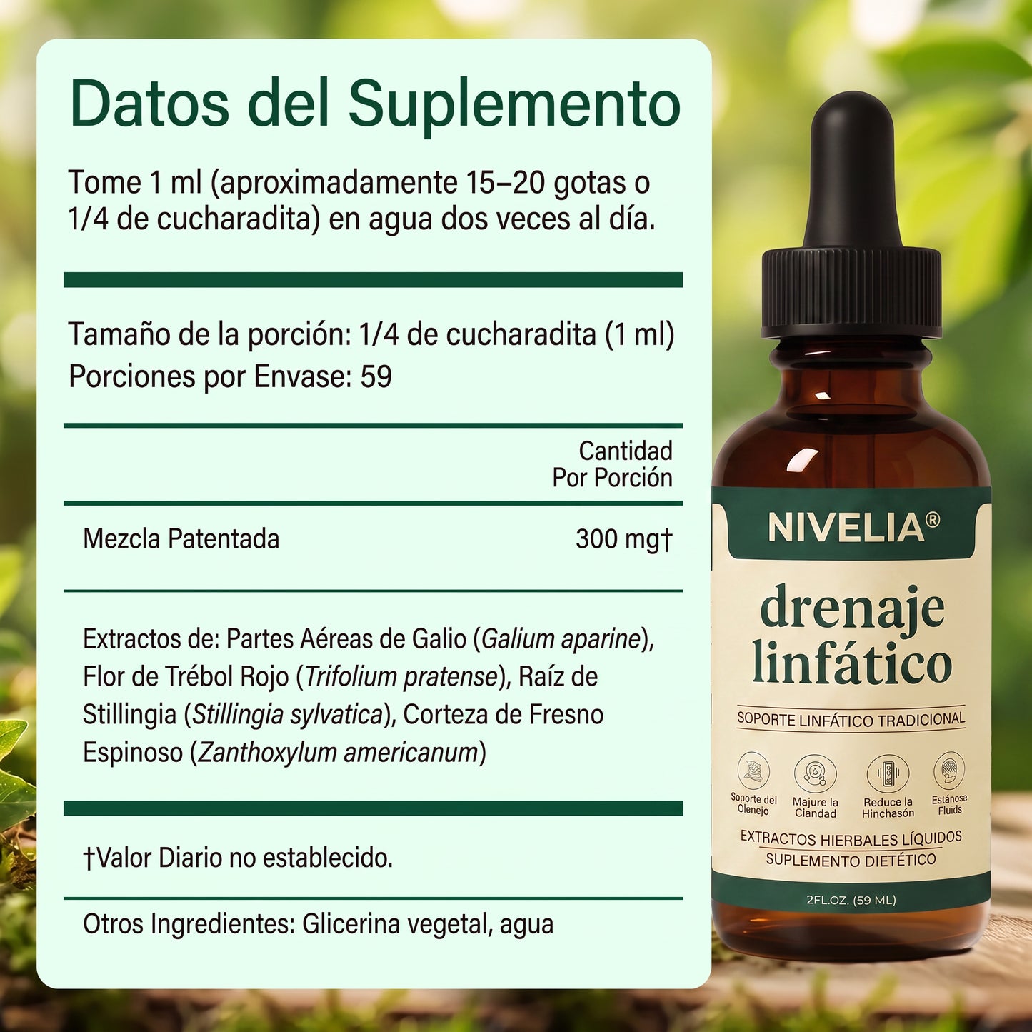 NIVELIA® Siéntete más ligera, menos hinchada y con energía de forma natural en solo 12 días