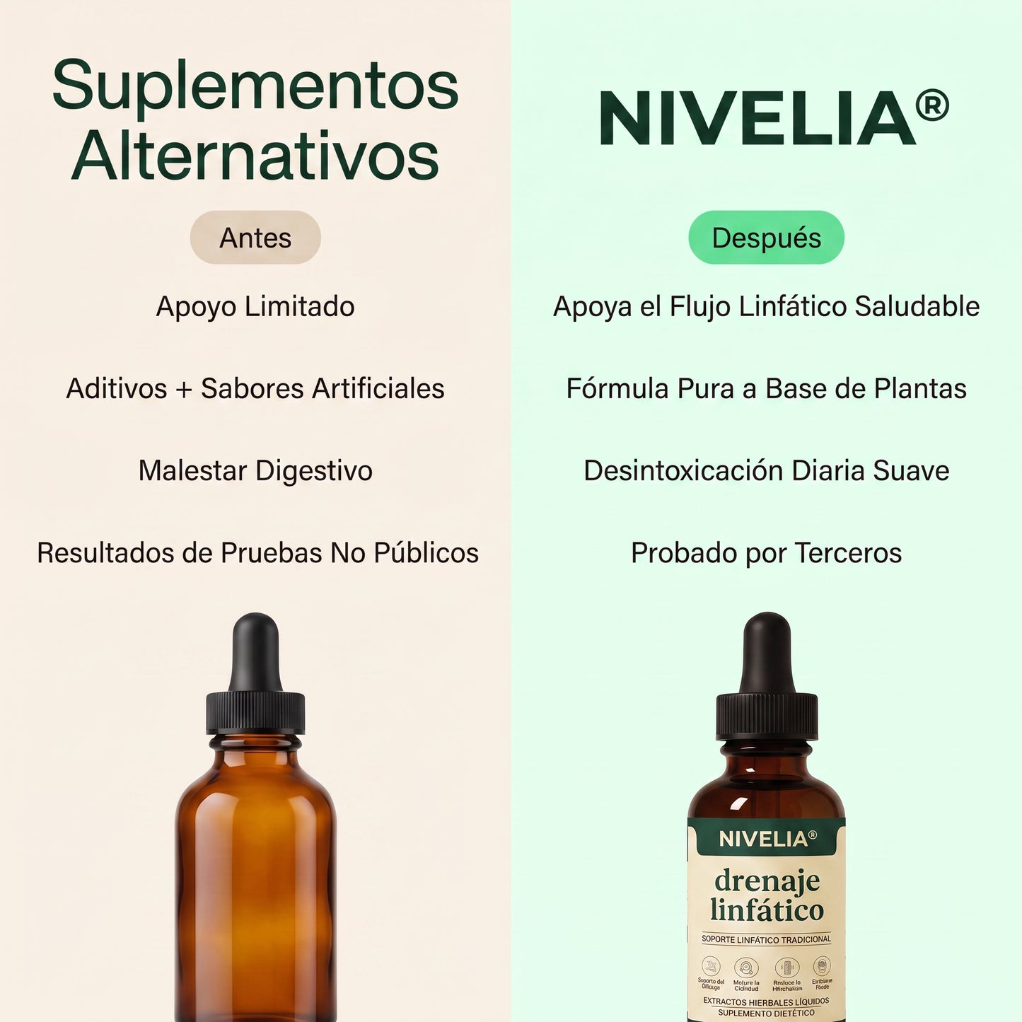 NIVELIA® Siéntete más ligera, menos hinchada y con energía de forma natural en solo 12 días