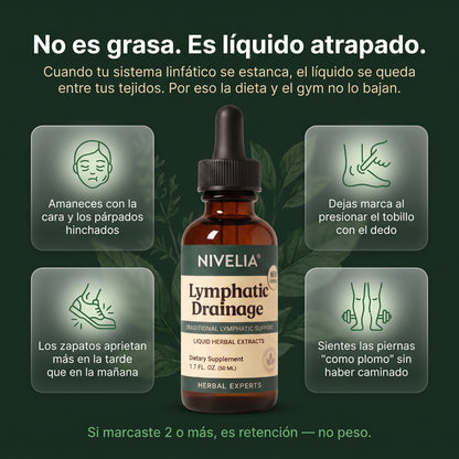Gotas NIVELIA® | Desintoxicación Linfática de Forma Natural