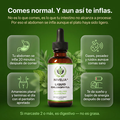 Gotas NIVELIA® | Clorofila Détox Intestinal