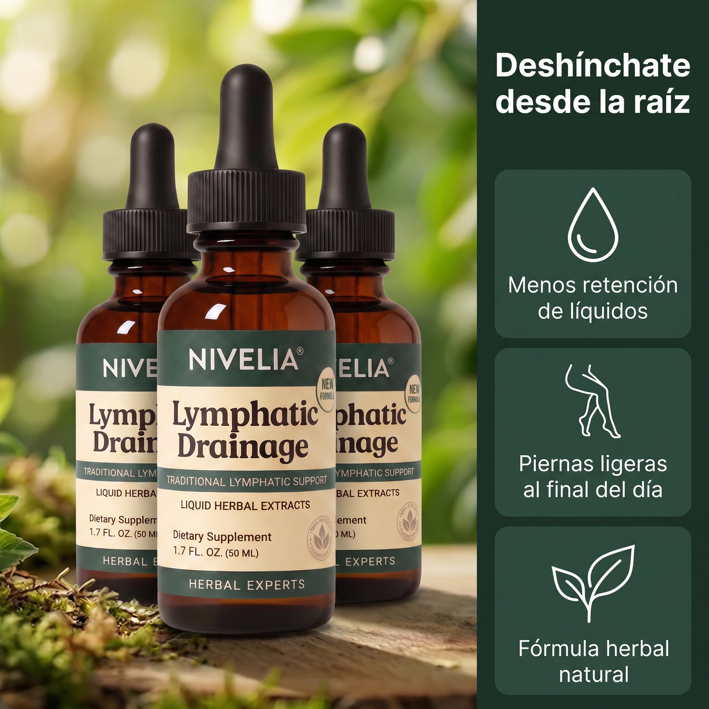 Gotas NIVELIA® | Desintoxicación Linfática de Forma Natural