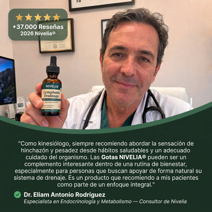 Gotas NIVELIA® | Desintoxicación Linfática de Forma Natural